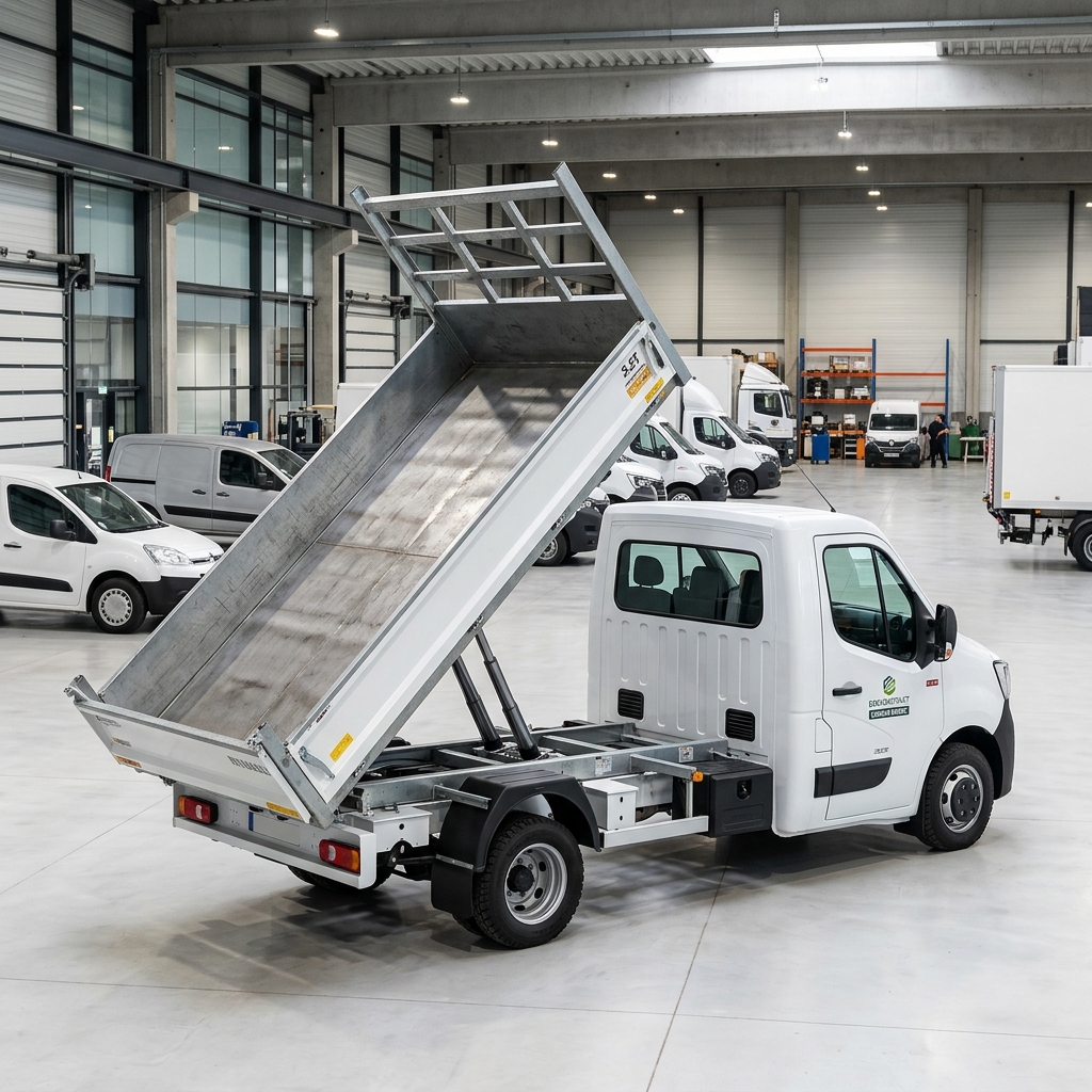 Camion Benne Basculante Chantier
